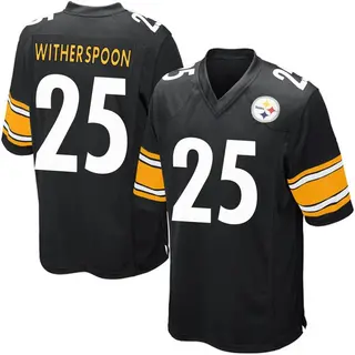 Ahkello Witherspoon Pittsburgh Steelers Youth Game Team Color Nike Jersey - Black