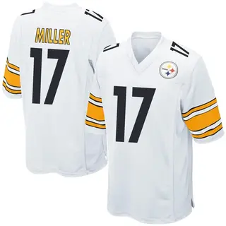 Anthony Miller Pittsburgh Steelers Men's Game Nike Jersey - White