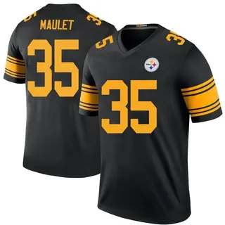 Arthur Maulet Pittsburgh Steelers Men's Color Rush Legend Nike Jersey - Black