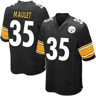 Arthur Maulet Pittsburgh Steelers Men's Game Team Color Nike Jersey - Black