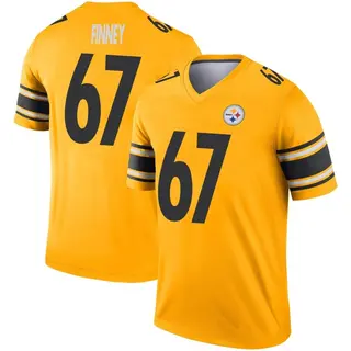 B.J. Finney Pittsburgh Steelers Men's Legend Inverted Nike Jersey - Gold