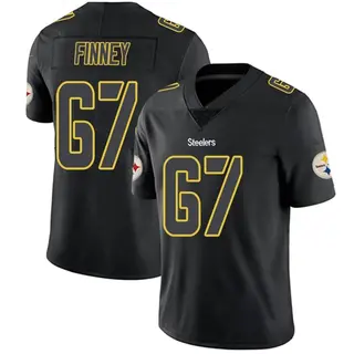 B.J. Finney Pittsburgh Steelers Men's Limited Nike Jersey - Black Impact