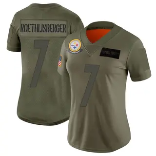 Ben Roethlisberger Pittsburgh Steelers Women's Limited 2019 Salute to Service Nike Jersey - Camo