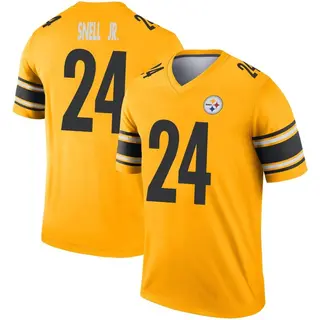 Benny Snell Jr. Pittsburgh Steelers Men's Legend Inverted Nike Jersey - Gold
