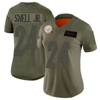 Benny Snell Jr. Pittsburgh Steelers Women's Limited 2019 Salute to Service Nike Jersey - Camo