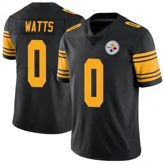 Bryce Watts Pittsburgh Steelers Youth Limited Color Rush Nike Jersey - Black