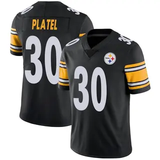 Carlins Platel Pittsburgh Steelers Youth Limited Team Color Vapor Untouchable Nike Jersey - Black