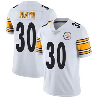 Carlins Platel Pittsburgh Steelers Youth Limited Vapor Untouchable Nike Jersey - White