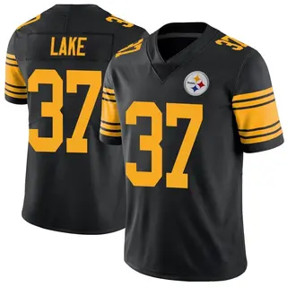 Carnell Lake Pittsburgh Steelers Men's Limited Color Rush Nike Jersey - Black