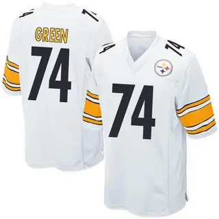 Chaz Green Pittsburgh Steelers Men's Game Nike Jersey - White