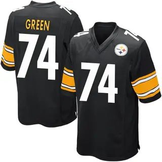 Chaz Green Pittsburgh Steelers Men's Game Team Color Nike Jersey - Black