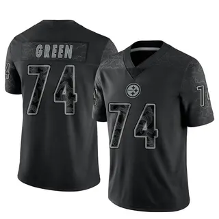 Chaz Green Pittsburgh Steelers Men's Limited Reflective Nike Jersey - Black