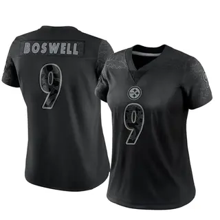 Chris Boswell Pittsburgh Steelers Women's Limited Reflective Nike Jersey - Black