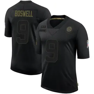 Chris Boswell Pittsburgh Steelers Youth Limited 2020 Salute To Service Nike Jersey - Black