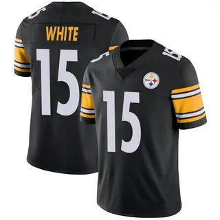 Cody White Pittsburgh Steelers Men's Limited Black Team Color Vapor Untouchable Nike Jersey - White
