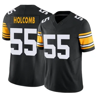Cole Holcomb Pittsburgh Steelers Men's Limited Alternate Vapor F.U.S.E. Nike Jersey - Black