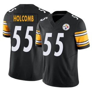 Cole Holcomb Pittsburgh Steelers Men's Limited Vapor F.U.S.E. Nike Jersey - Black