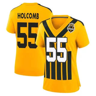 Cole Holcomb Pittsburgh Steelers Women's Game Alternate 1933 Throwback Nike Jersey - Gold