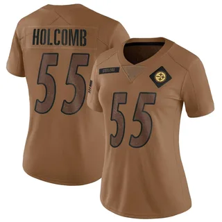 Cole Holcomb Pittsburgh Steelers Women's Limited 2023 Salute To Service Nike Jersey - Brown