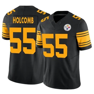Cole Holcomb Pittsburgh Steelers Youth Limited 2nd Alternate Vapor F.U.S.E. Nike Jersey - Black