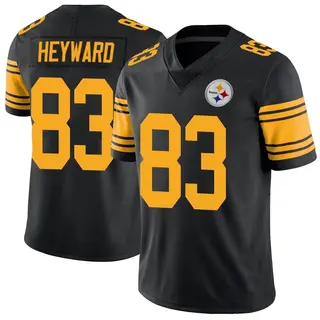 Connor Heyward Pittsburgh Steelers Men's Limited Color Rush Nike Jersey - Black
