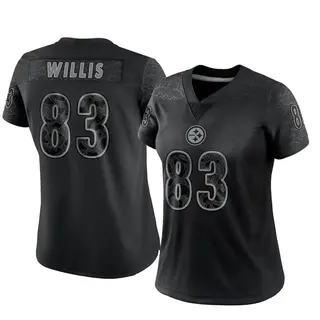 Damion Willis Pittsburgh Steelers Women's Limited Reflective Nike Jersey - Black