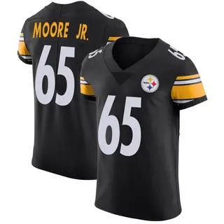 Dan Moore Jr. Pittsburgh Steelers Men's Elite Team Color Vapor Untouchable Nike Jersey - Black