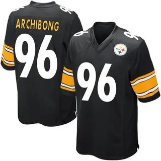 Daniel Archibong Pittsburgh Steelers Men's Game Team Color Nike Jersey - Black
