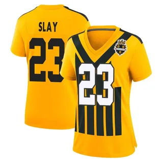 Darius Slay Jr. Pittsburgh Steelers Women's Game Alternate 1933 Throwback Nike Jersey - Gold