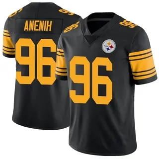 David Anenih Pittsburgh Steelers Men's Limited Color Rush Nike Jersey - Black