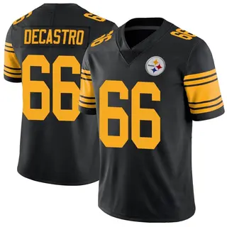 David DeCastro Pittsburgh Steelers Men's Limited Color Rush Nike Jersey - Black