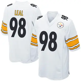 DeMarvin Leal Pittsburgh Steelers Men's Game Nike Jersey - White