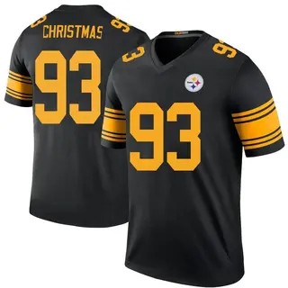 Demarcus Christmas Pittsburgh Steelers Men's Color Rush Legend Nike Jersey - Black