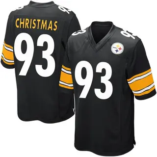 Demarcus Christmas Pittsburgh Steelers Youth Game Team Color Nike Jersey - Black