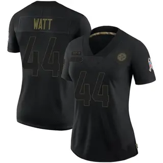 Derek Watt Pittsburgh Steelers Women's Limited 2020 Salute To Service Nike Jersey - Black