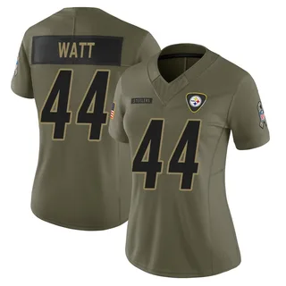 Derek Watt Pittsburgh Steelers Women's Limited 2025 Salute to Service Nike Jersey - Olive