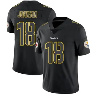 Diontae Johnson Pittsburgh Steelers Men's Limited Nike Jersey - Black Impact