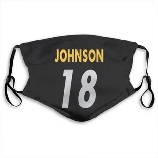 Diontae Johnson Pittsburgh Steelers Reusable & Washable Face Mask