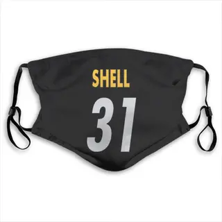 Donnie Shell Pittsburgh Steelers Reusable & Washable Face Mask