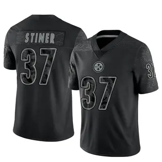 Donovan Stiner Pittsburgh Steelers Men's Limited Reflective Nike Jersey - Black
