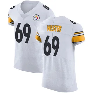 Doug Nester Pittsburgh Steelers Men's Elite Vapor Untouchable Nike Jersey - White