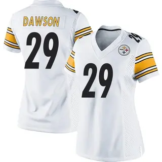 Duke Dawson Pittsburgh Steelers Women's Game Nike Jersey - White