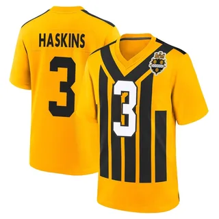 Dwayne Haskins Pittsburgh Steelers Men's Game Alternate 1933 Throwback Nike Jersey - Gold