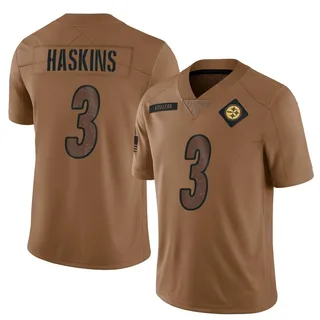 Dwayne Haskins Pittsburgh Steelers Men's Limited 2023 Salute To Service Nike Jersey - Brown