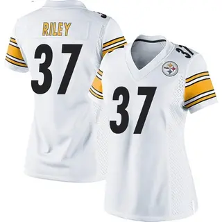 Elijah Riley Pittsburgh Steelers Women's Game Nike Jersey - White