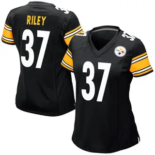 Elijah Riley Pittsburgh Steelers Women's Game Team Color Nike Jersey - Black