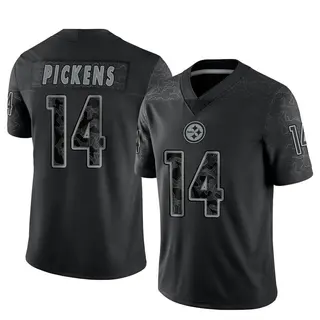 George Pickens Pittsburgh Steelers Men's Limited Reflective Nike Jersey - Black