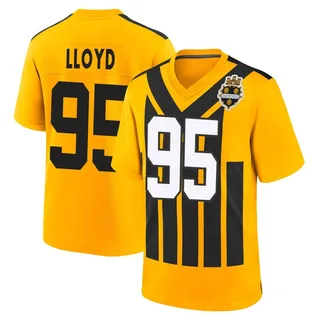 Greg Lloyd Pittsburgh Steelers Men's Game Alternate 1933 Throwback Nike Jersey - Gold