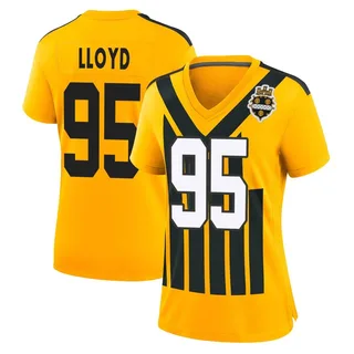 Greg Lloyd Pittsburgh Steelers Women's Game Alternate 1933 Throwback Nike Jersey - Gold