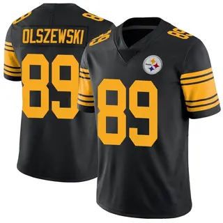 Gunner Olszewski Pittsburgh Steelers Men's Limited Color Rush Nike Jersey - Black